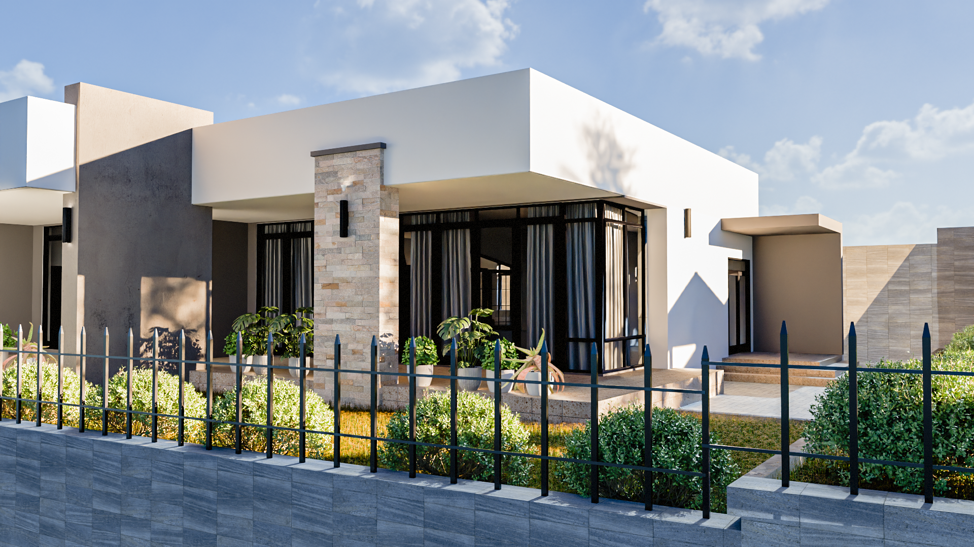 Modern building exterior