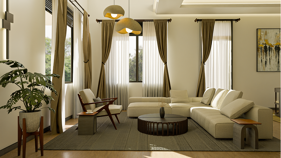 3D render interior