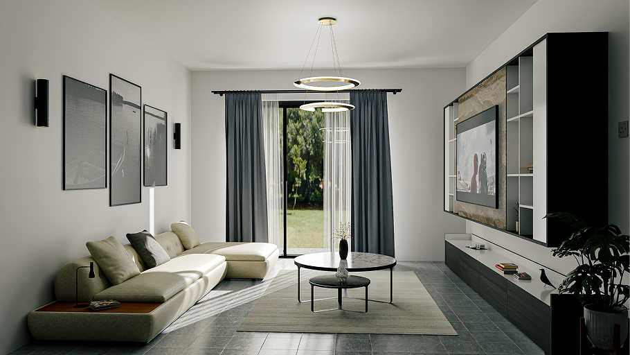 3D render lounge