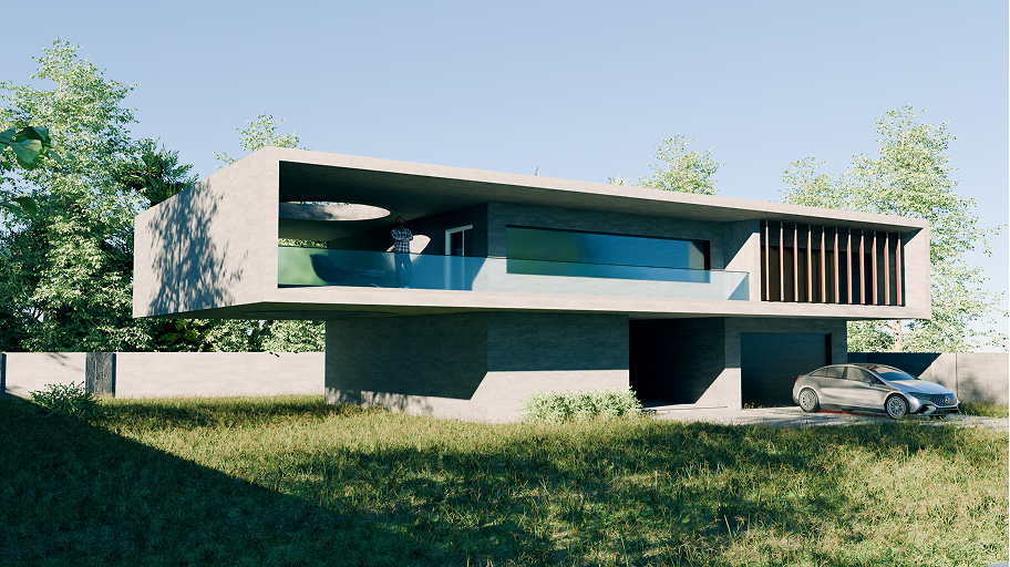 3D render exterior